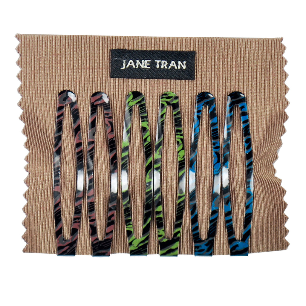 Large Marbled Rock Print Clip Set