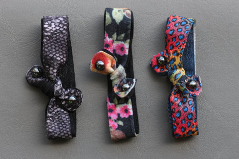 Assorted Abstract Knotted Hair Ties