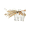 Crystal and Feather Comb