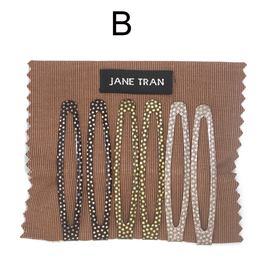 Jane Tran Polka Dot Assorted Clip Set B
