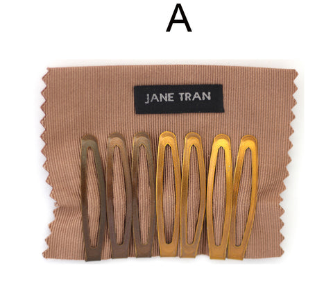 Jane Tran Metallic Finish Assorted Clip Set A