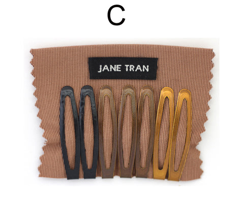 Jane Tran Metallic Finish Assorted Clip Set C